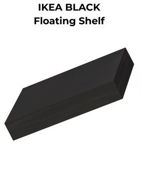 IKEA LACK Black Floating Shelf 11.75” X 10.25”
NEW Shelving Box mid century